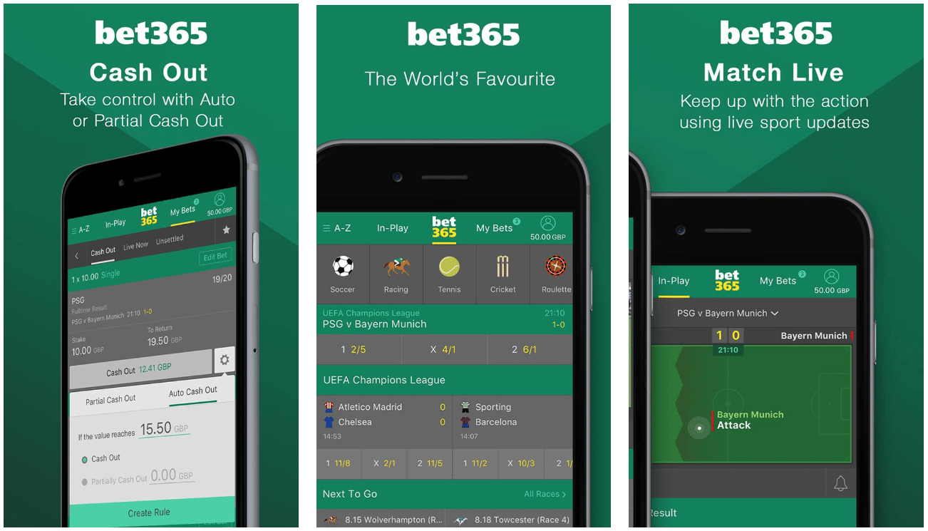 Bet365 Mobile: Свалете приложението за Android и iOS